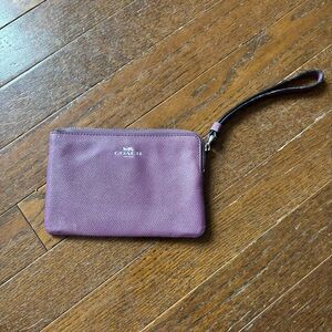 Coach Mulberry Leather Pouch